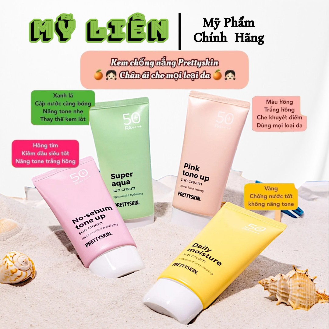 Kem chống nắng prettyskin hàn quốc