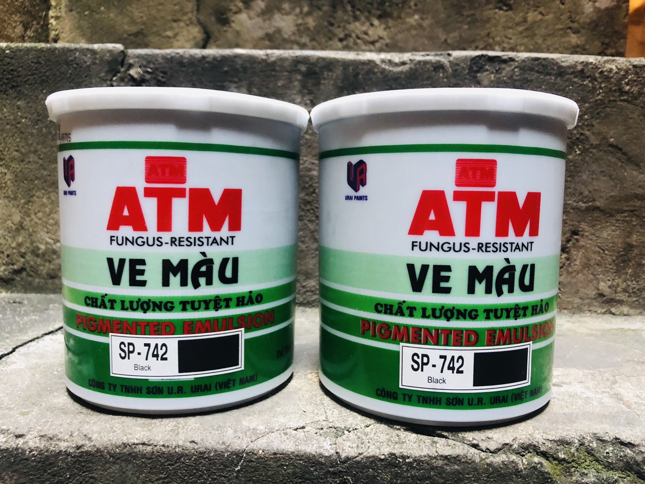 Ve đen ATM (1Lit) - sơn nhà và chậu cảnh