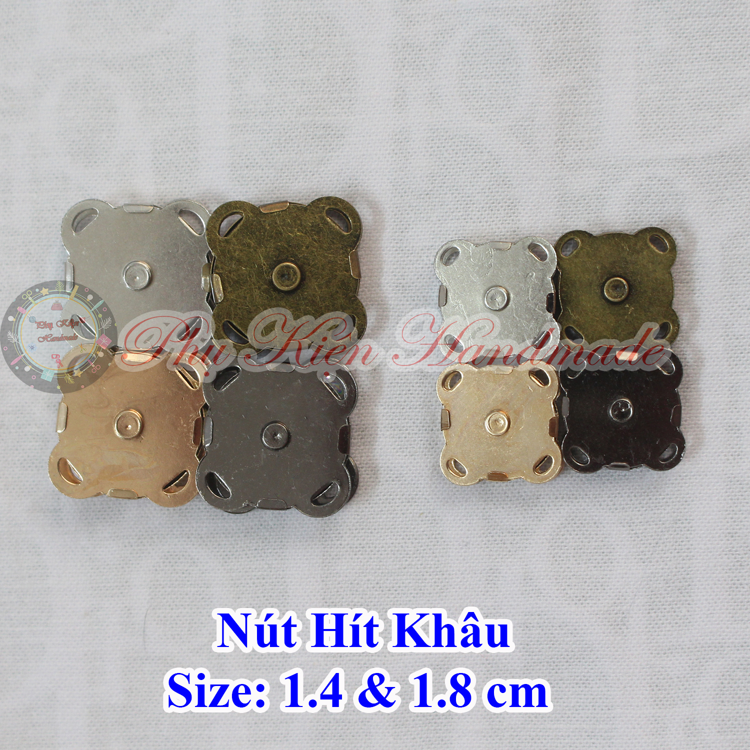 Nút hít khâu 1.4cm và 1.8cm