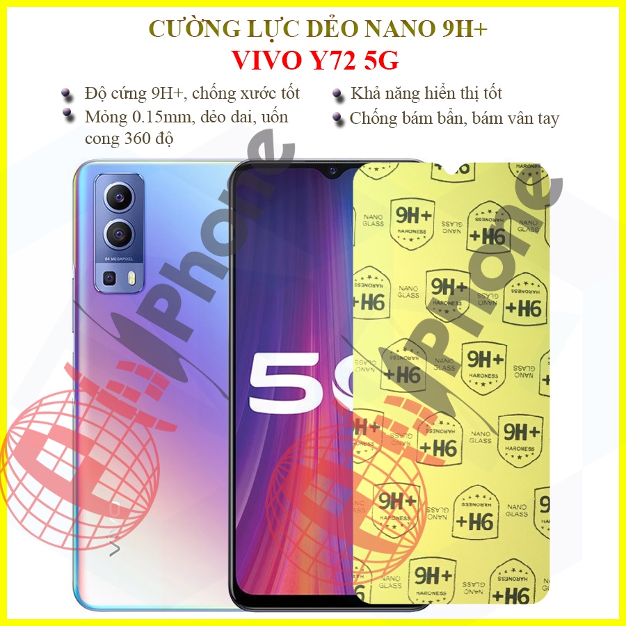 Dán cường lực dẻo nano vivo y72 5g