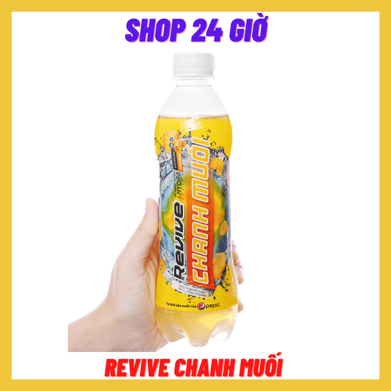 Nước Bù Khoáng Revive Chanh Muối Lốc 6 Chai 500 Ml