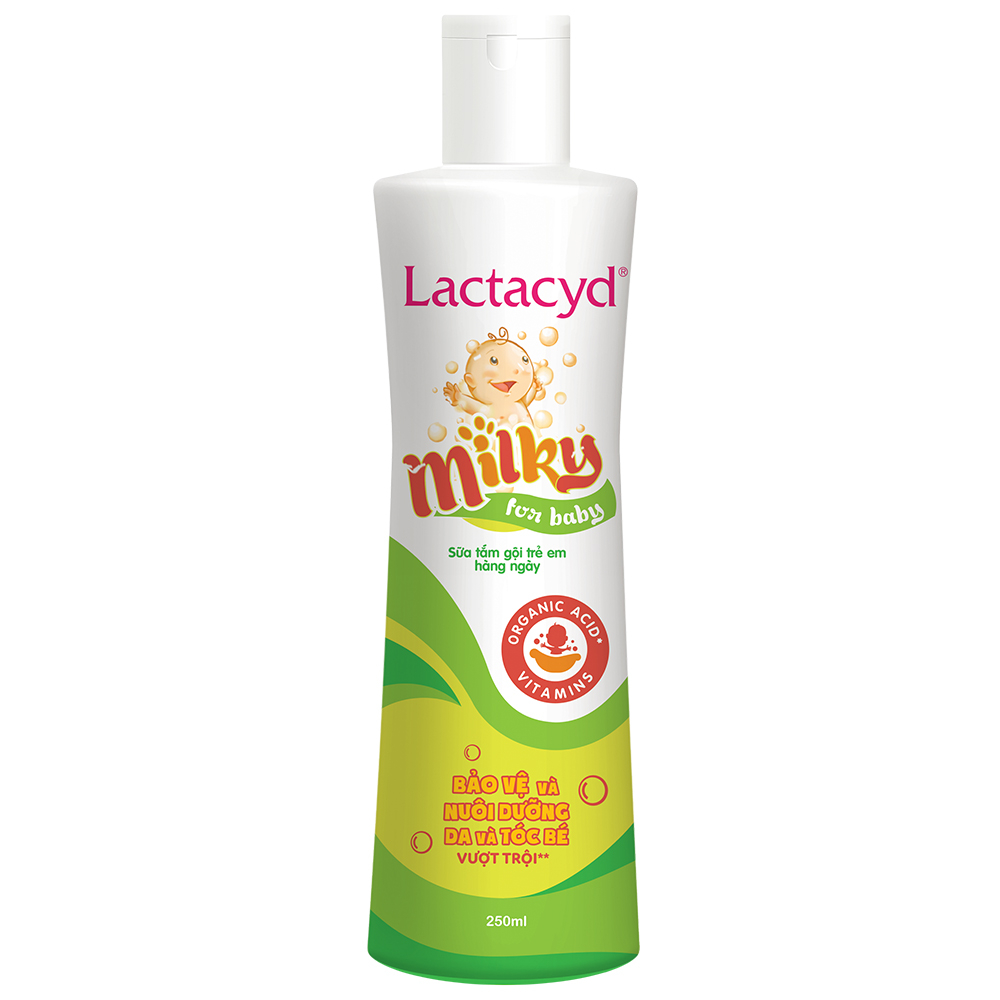 Sữa tắm LACTACYD MILKY VÀ BB 250ML