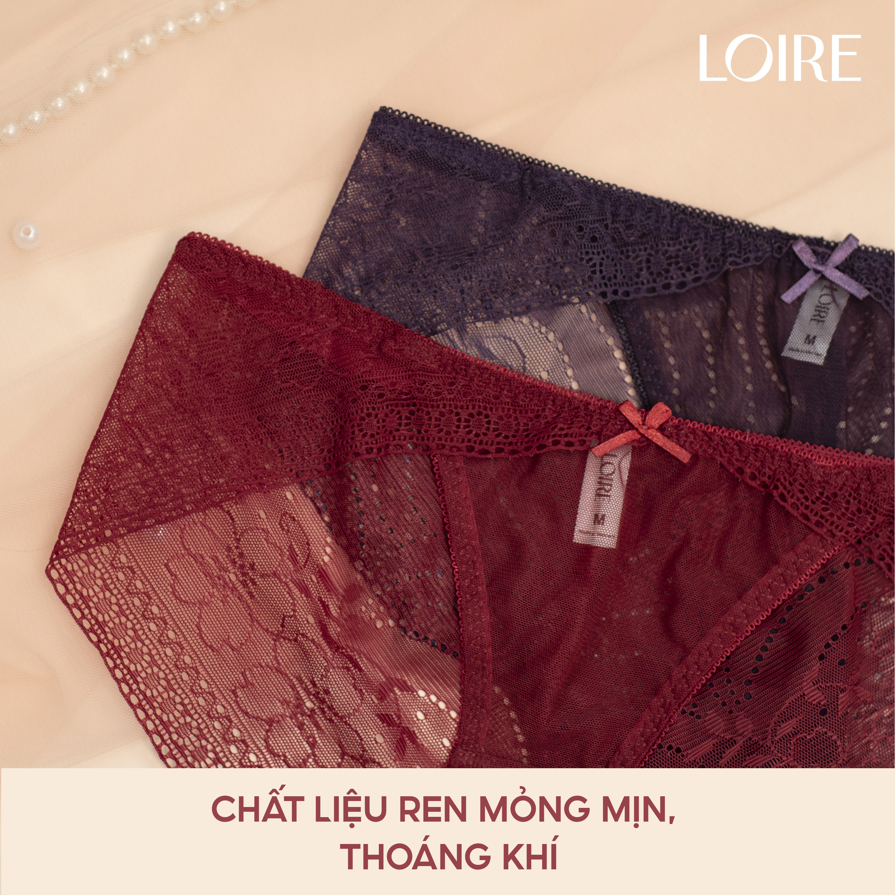 Quần Lót Ren Mềm Mịn Loirechic QLBK68