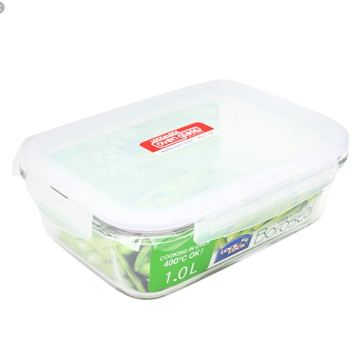 Hũ thủy tinh Lock&lock LLG445 (Trắng)