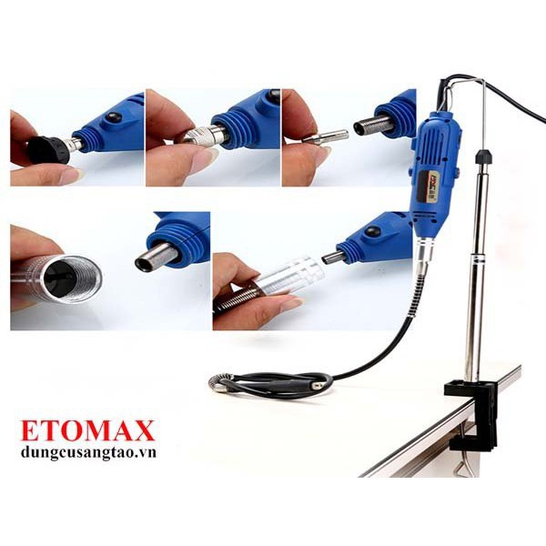 Bộ máy khoan mài, khắc mini đa năng v3