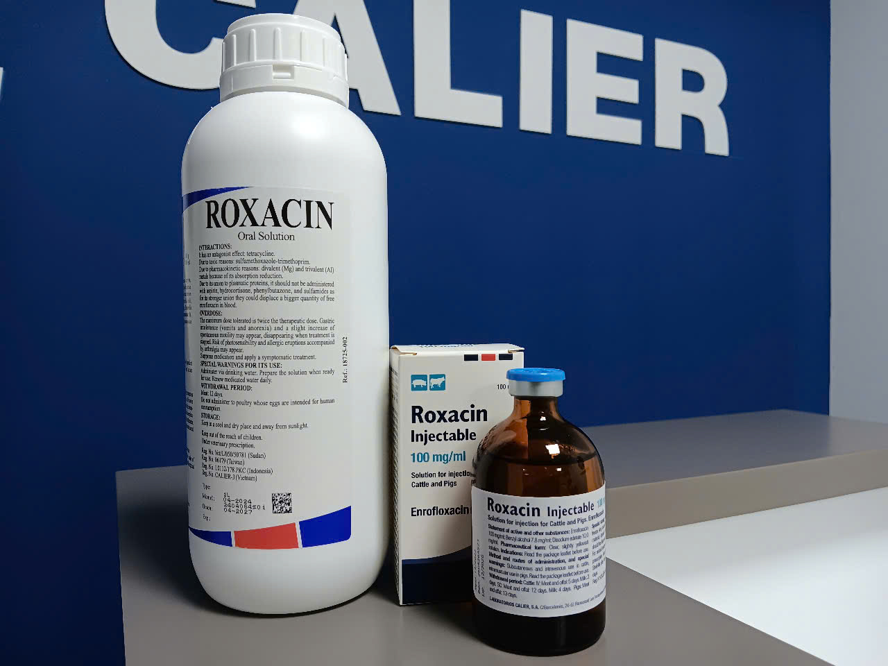 Roxacin chống nhiễm khuẩn cho tôm cá chai 1Lit