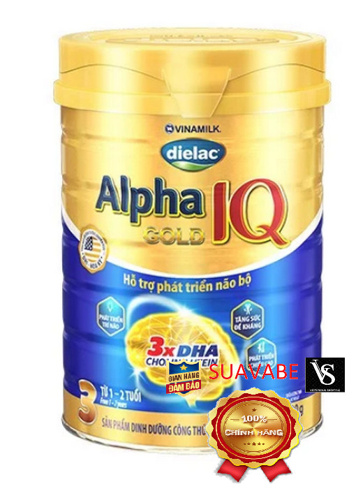 SỮA BỘT DIELAC ALPHA GOLD IQ 3 1400G (CHO TRẺ TỪ 1 - 2 TUỔI)
