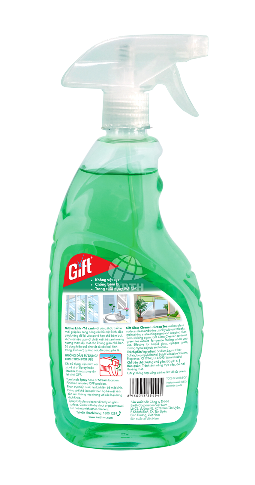 Nước Lau kính Gift 580ml