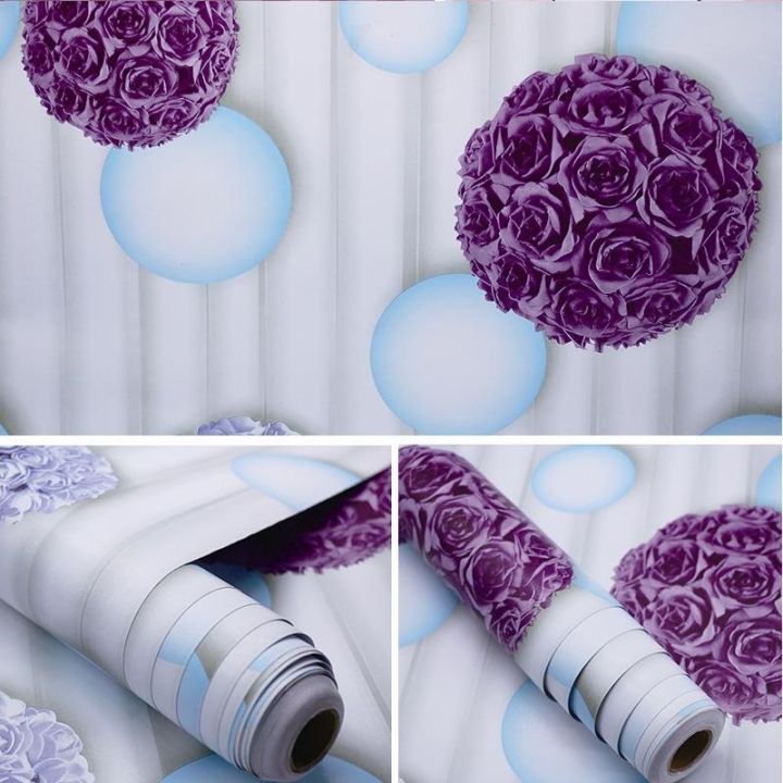 5M Giấy Dán Tường - Decal dán tường Hoa Hồng - Có sẵn keo-HPMWallpaper