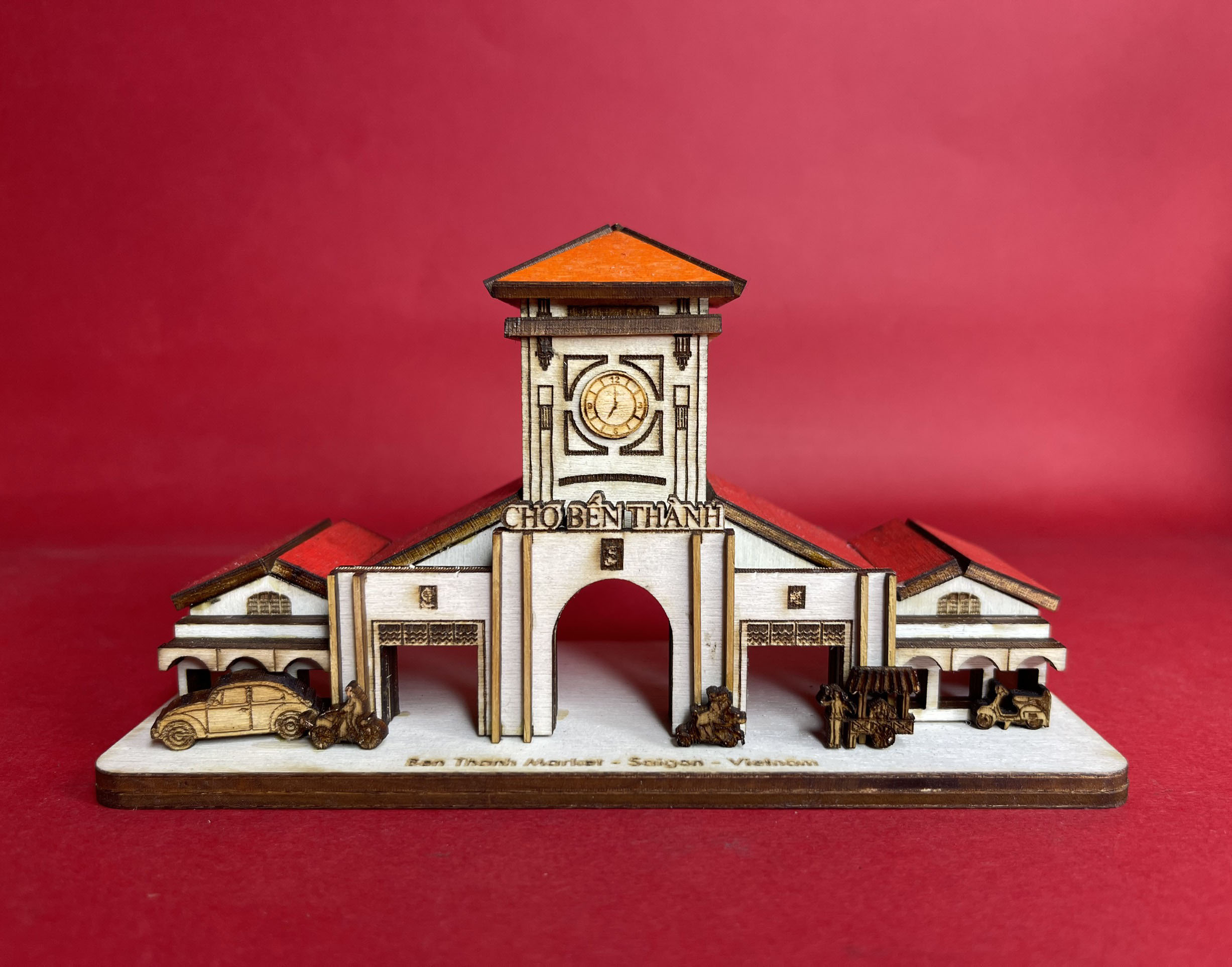 MÔ HÌNH 3D CHỢ BẾN THÀNH (CỠ NHỎ)