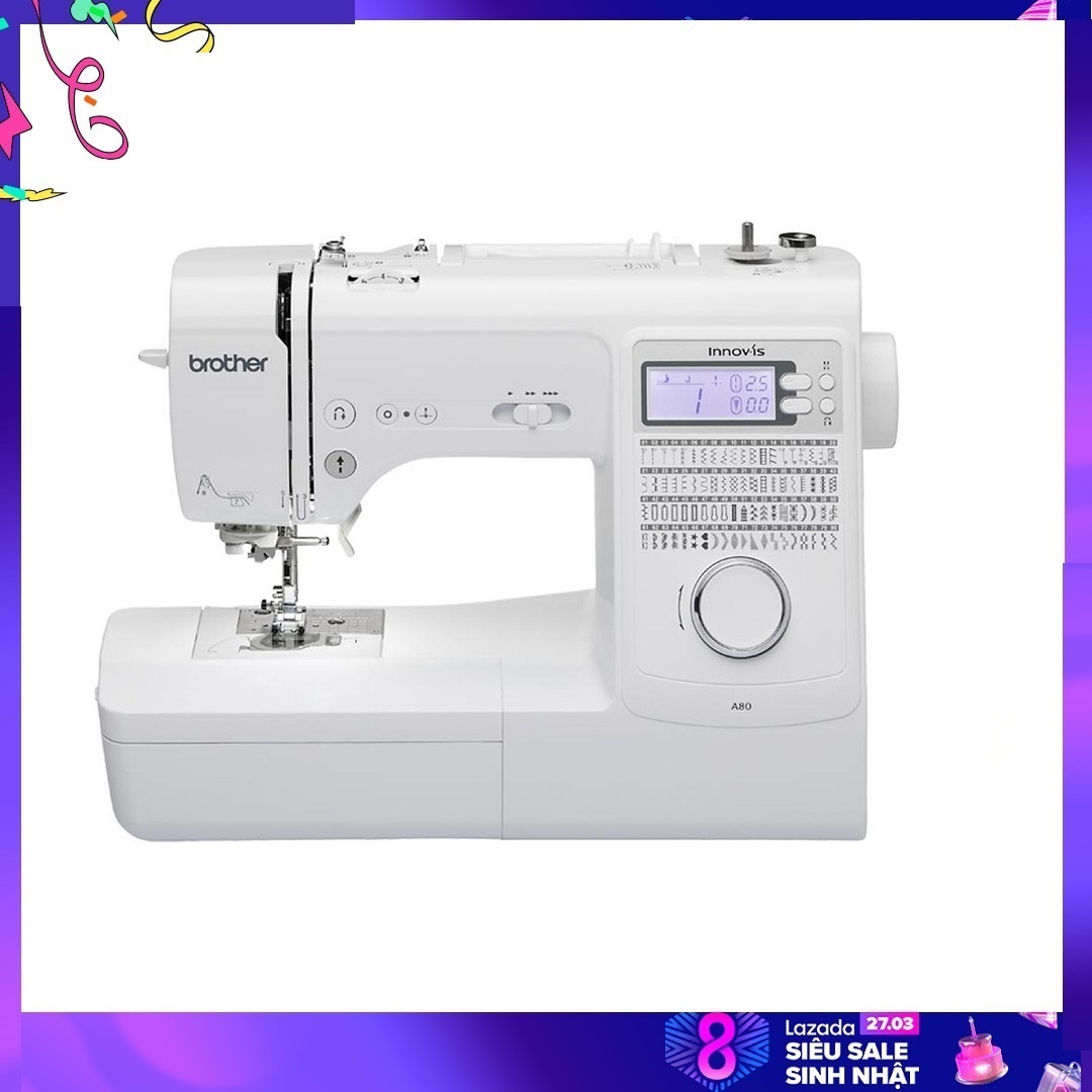 Máy May điện tử Brother A80 - Hàng chính hãng
