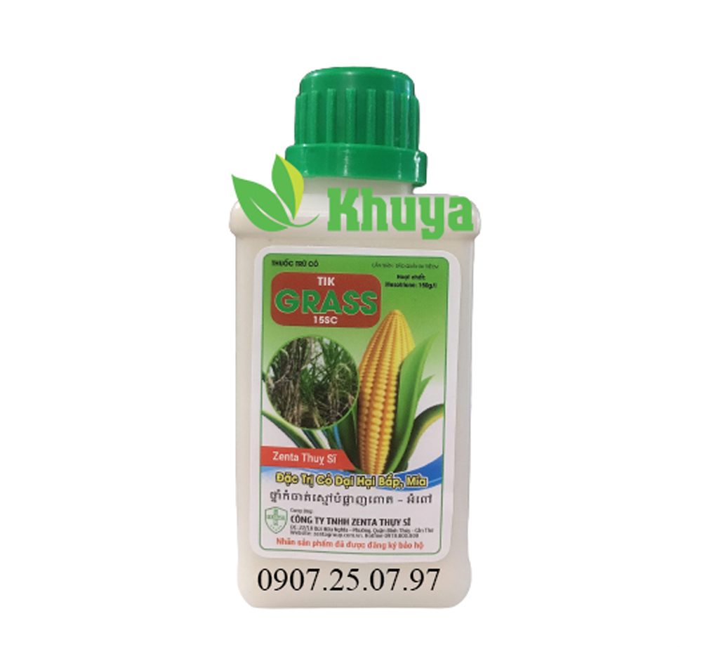 Trừ cỏ Tik Grass 15SC 100ml Chuyên trừ cỏ trên Bắp và Mía