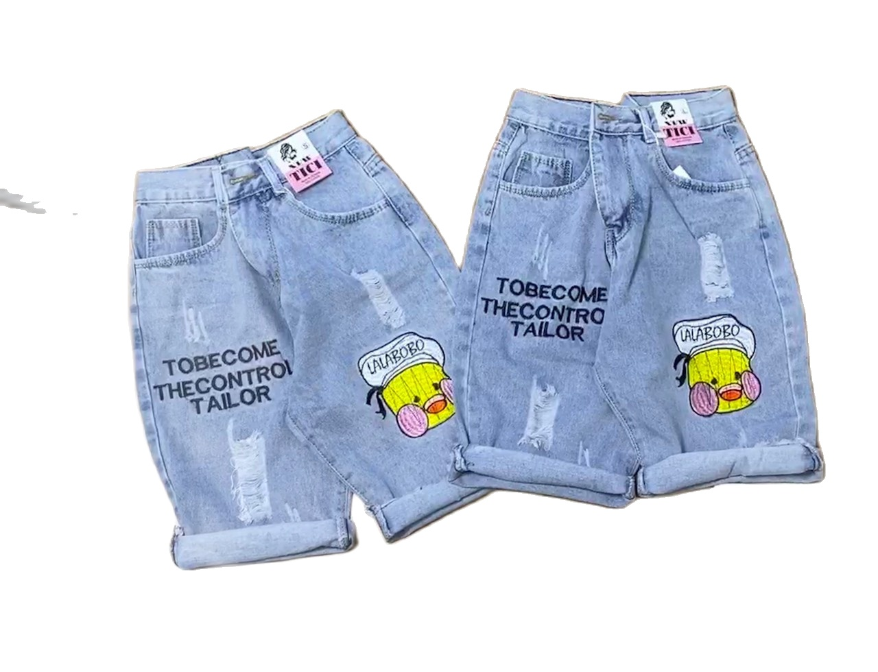 [HCM](HOT..) Quần jean ngố nữ mẫu mới siêu HOT họa tiết cá tính năng động thời trang JULYSHOP94 B337