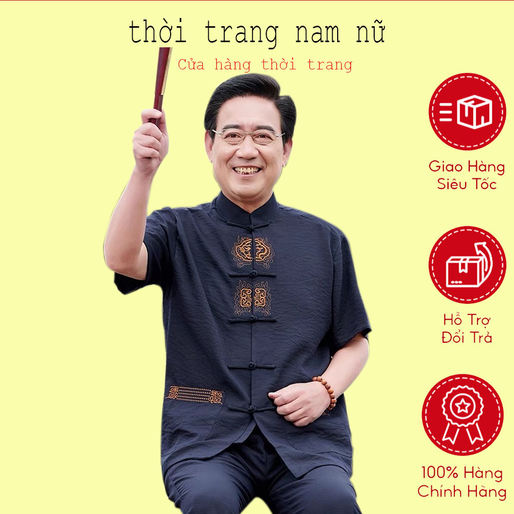 [Rẻ vô địch] Bộ Đũi Nam cổ tàu ( Mát - Nhẹ Như Không) - Mã T4