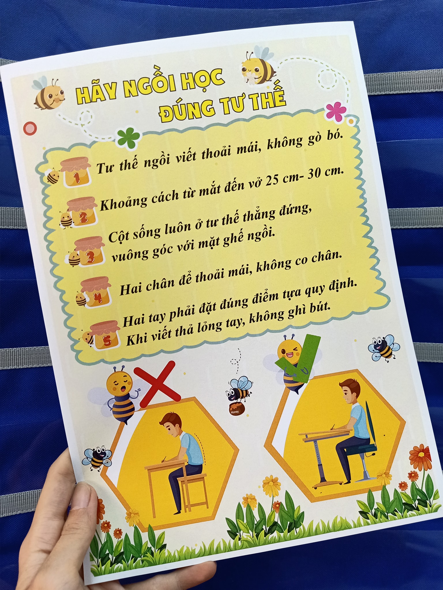 Bộ 6 BƯỚC RỬA TAY trang trí lớp (Đồ Dùng Dạy Học Miki)