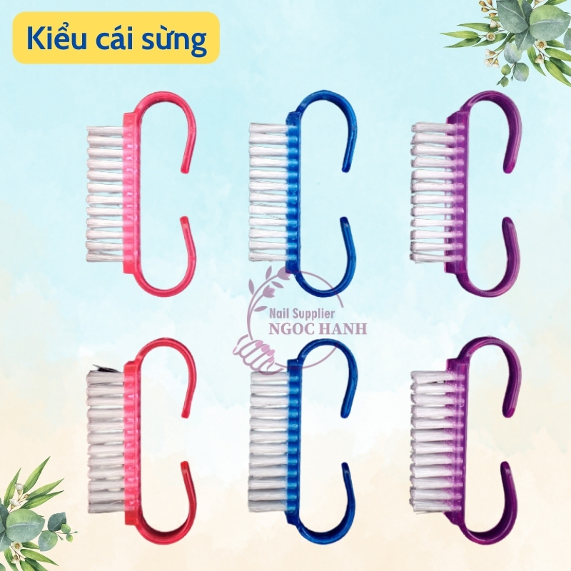 Bàn chải chà móng, phủi bụi móng làm nail - D007