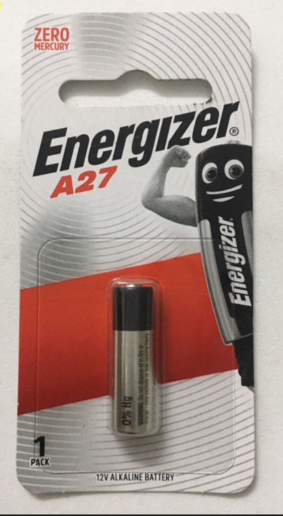 Pin A27 Energizer 12v  Pin remote cửa cuốn