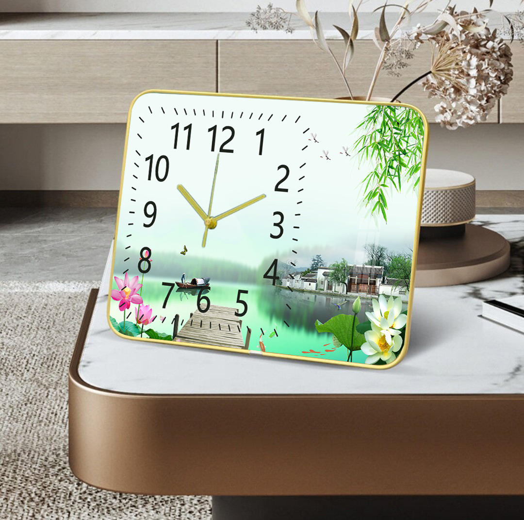 Đồng hồ để bàn cao cấp - decor trang trí bàn gamdh_2