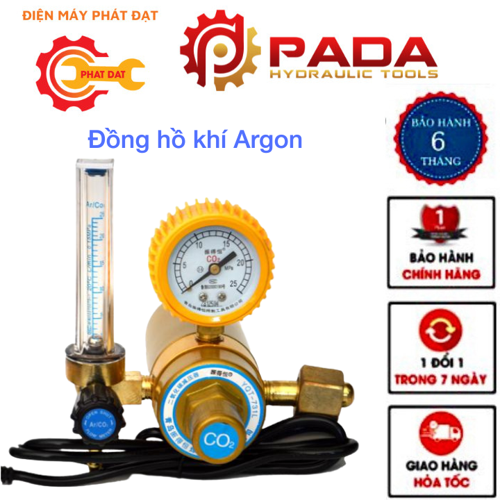 Đồng hồ khí Argon dùng cho máy hàn tig điều chỉnh lượng khí