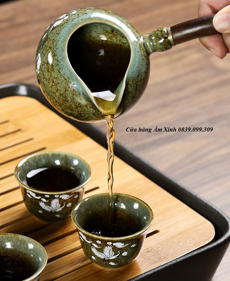 Bộ Ấm Chén Pha Trà Đạo Nhật Bản Cao Cấp