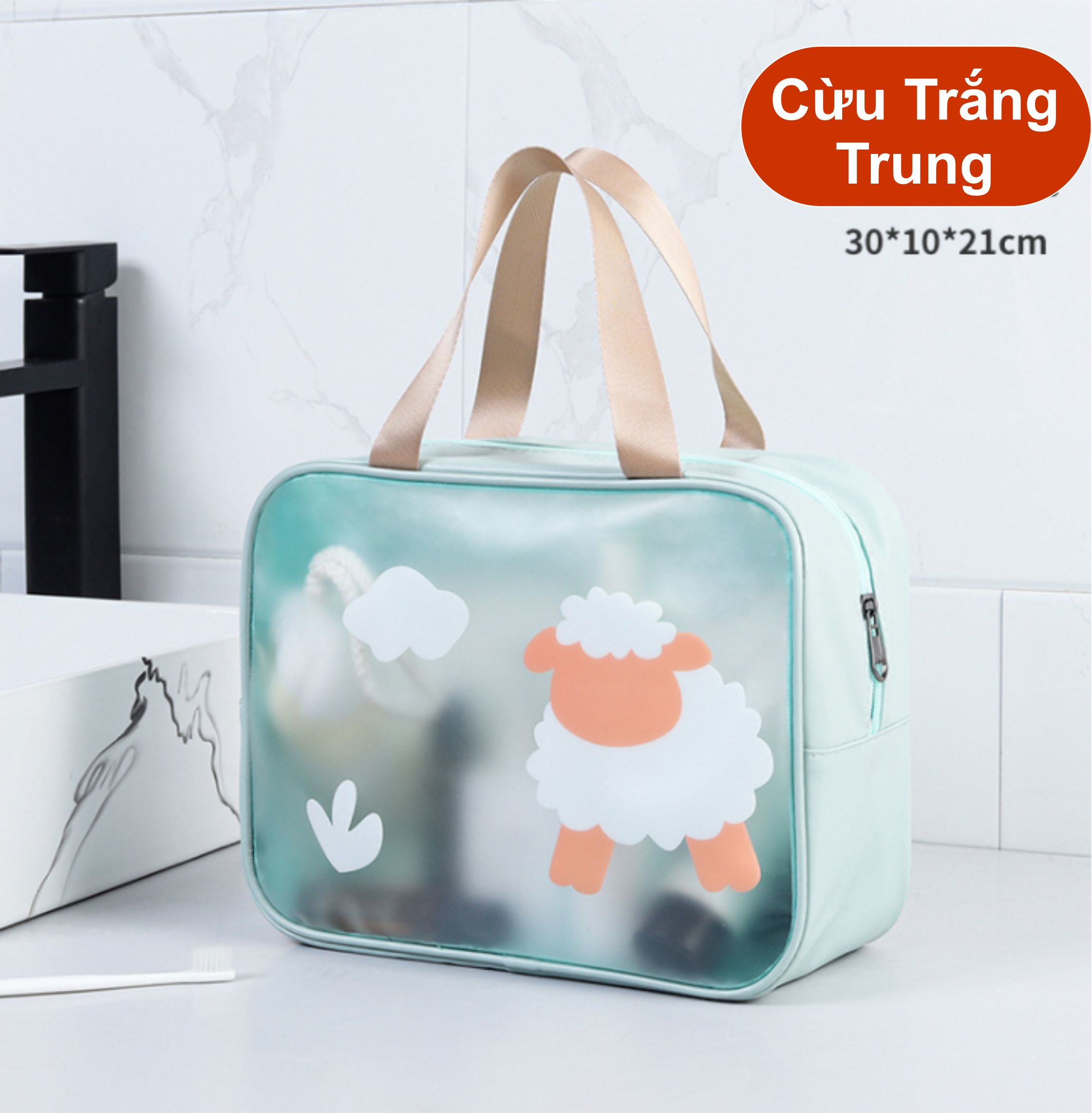 Túi Đựng Đồ Đa Năng Cừu Trắng