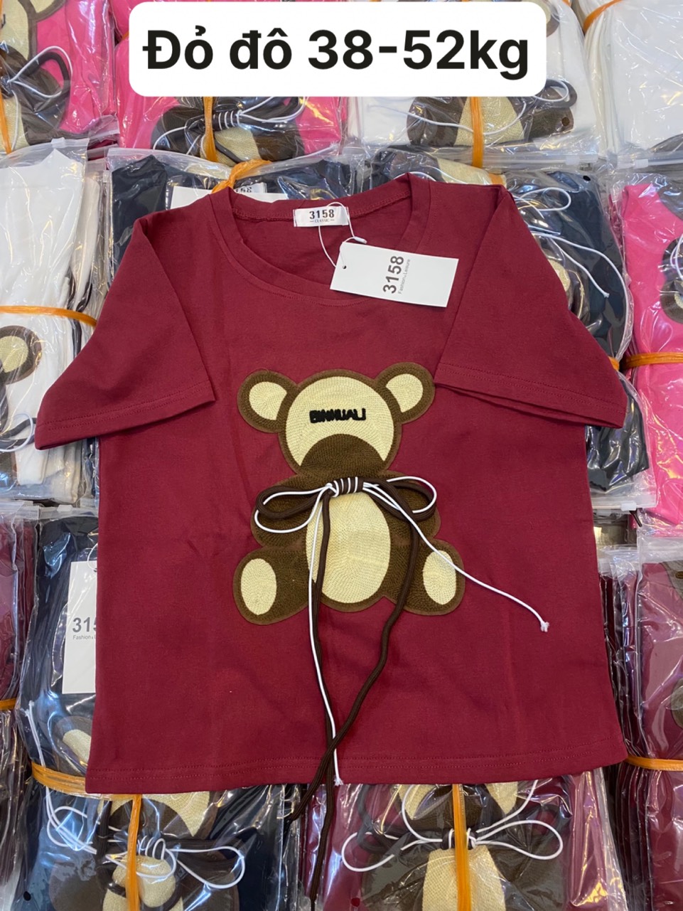 Áo croptop cotton khô free sz 38-55kg