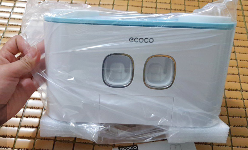 Bộ nhả kem đánh răng cao cấp ECOCO tặng kèm cốc