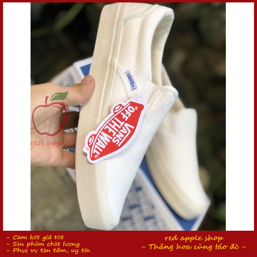 [XẢ KHO] Giày thể thao Slip-on Trắng - RED APPLE SHOP