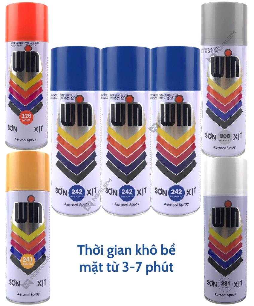 Sơn xịt WIN Spray Đủ Màu (400ml)