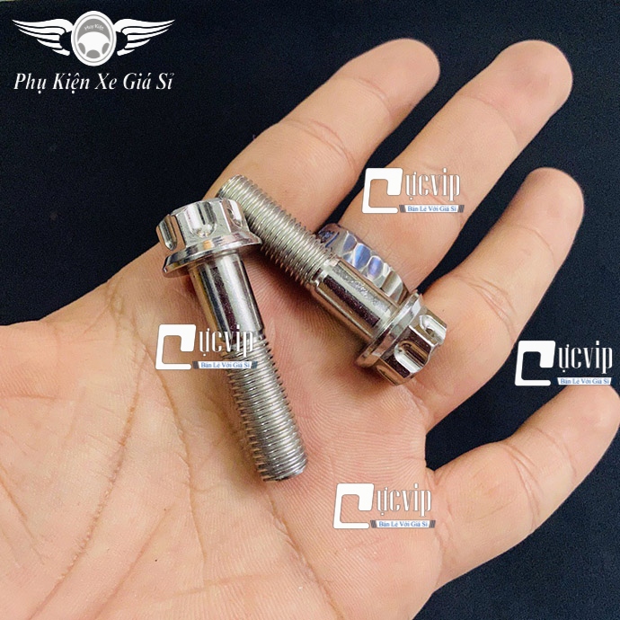 Combo 2 Ốc 10Ly4 Bắt Chân Phuộc Xe Sirius, Jupiter, Ốc Gác Pô Chất Liệu Inox MS3724
