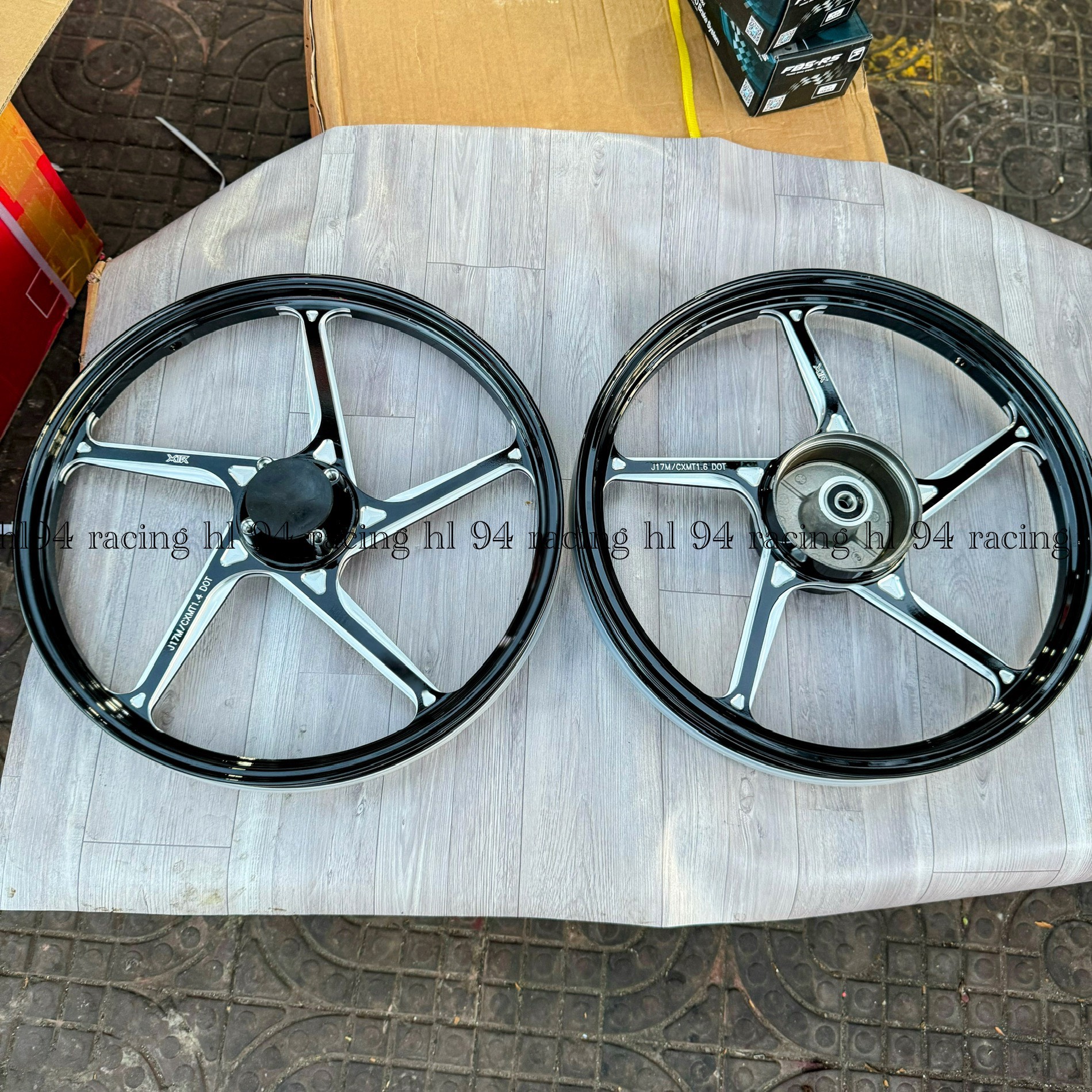 Mâm 5 cây cnc xéo wave - fu at racing bảng nhỏ 1.4 1.6