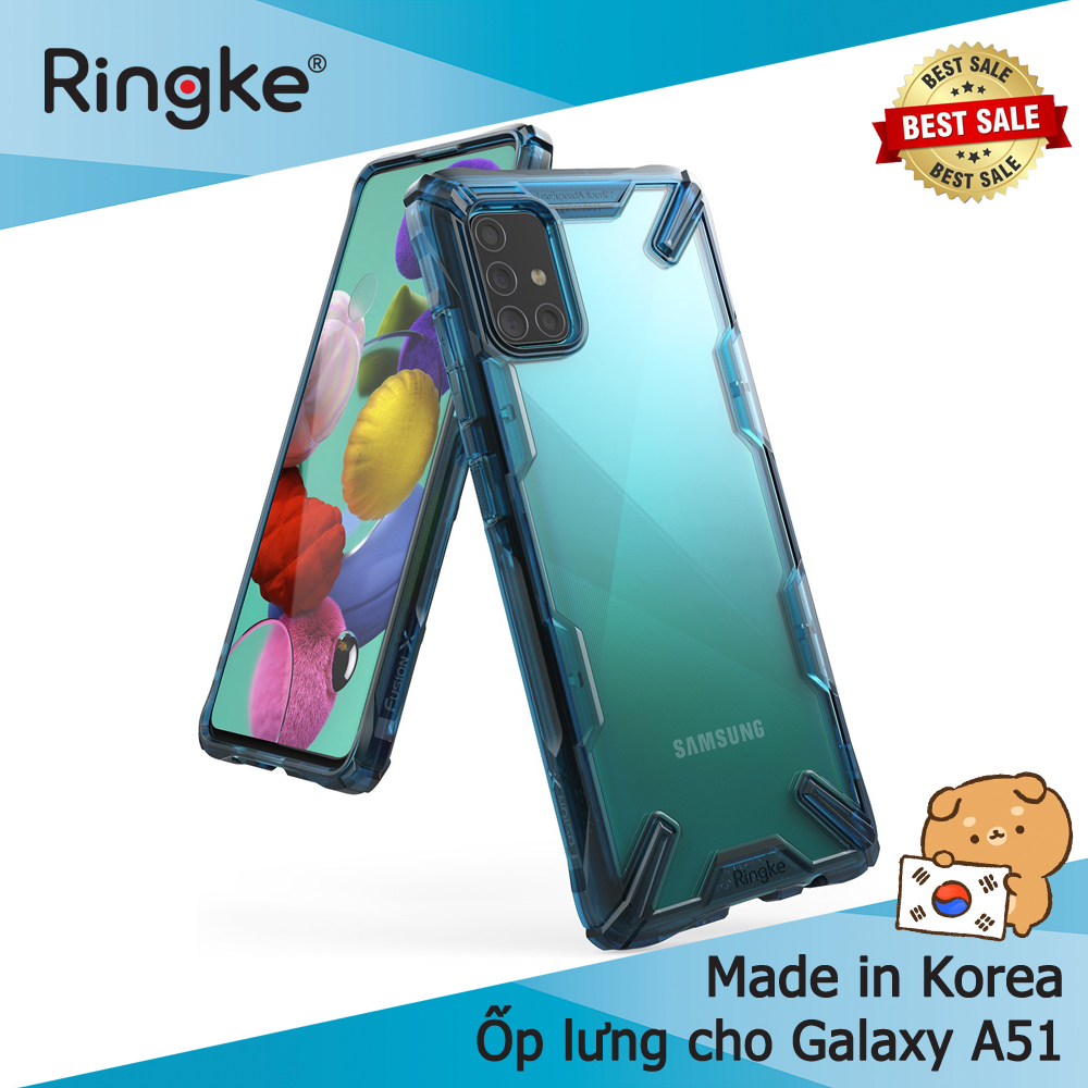 Ốp lưng Galaxy A51 Ringke Fusion X Hàn Quốc (Ringke Fusion X Case for Galaxy A51)