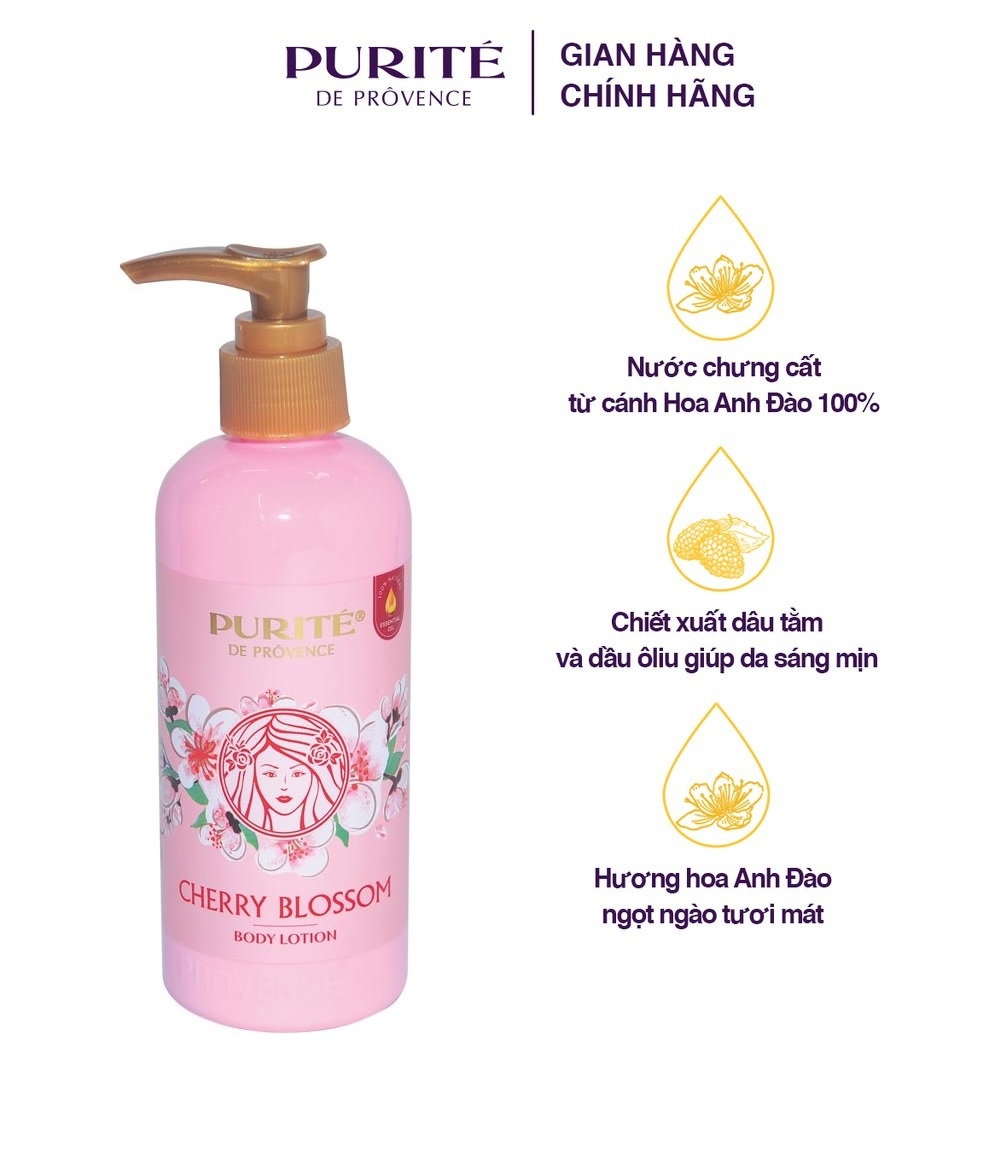 Sữa Dưỡng Thể Dưỡng Ẩm Purite - 250ml