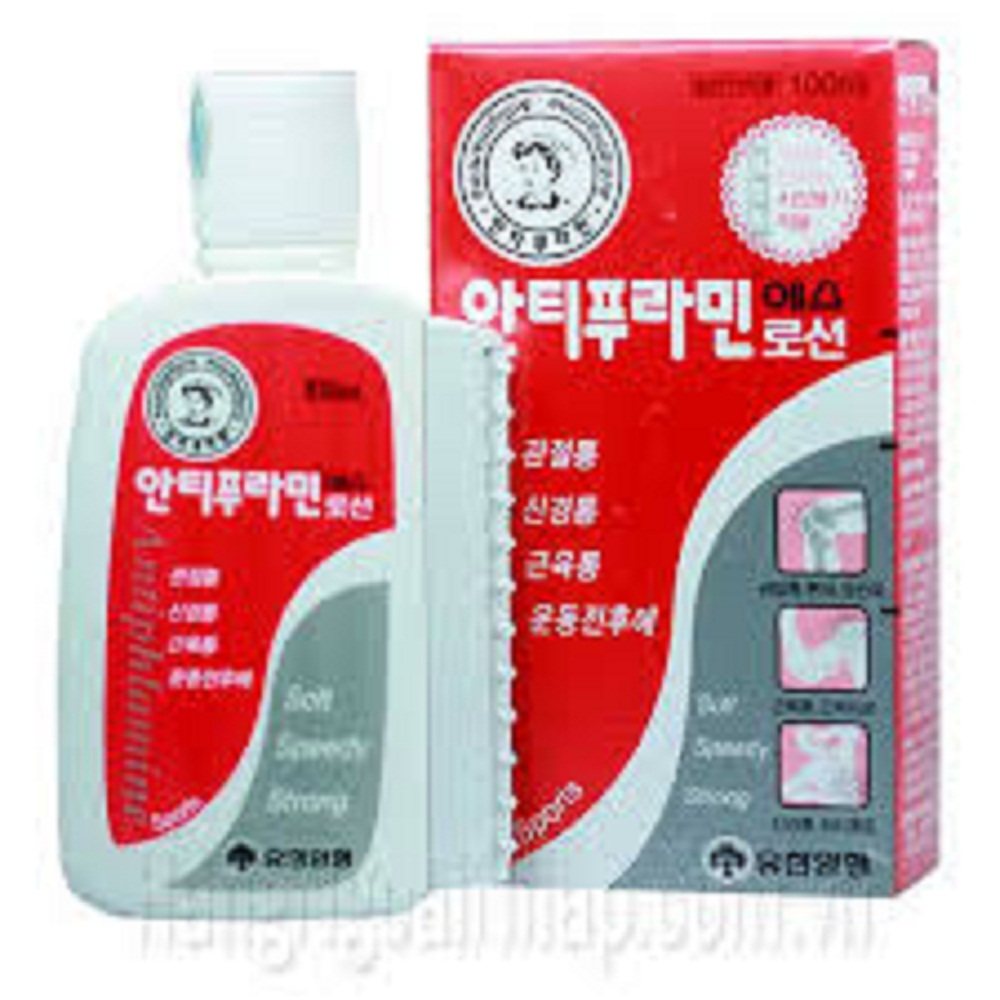 [HCM]Dầu Nóng Xoa Bóp Antiphlamine từ Hàn Quốc 100ml