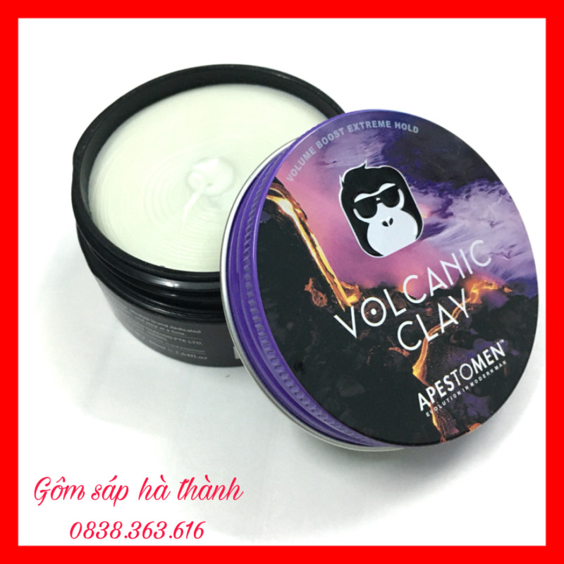 Sáp vuốt tóc nam Volcanic Clay Apestomen 2020 Giúp tóc giữ nếp chất sáp dễ vuốt hương thơm dễ chịu lựa chọn cho tóc khó vào nếp giá rẻ