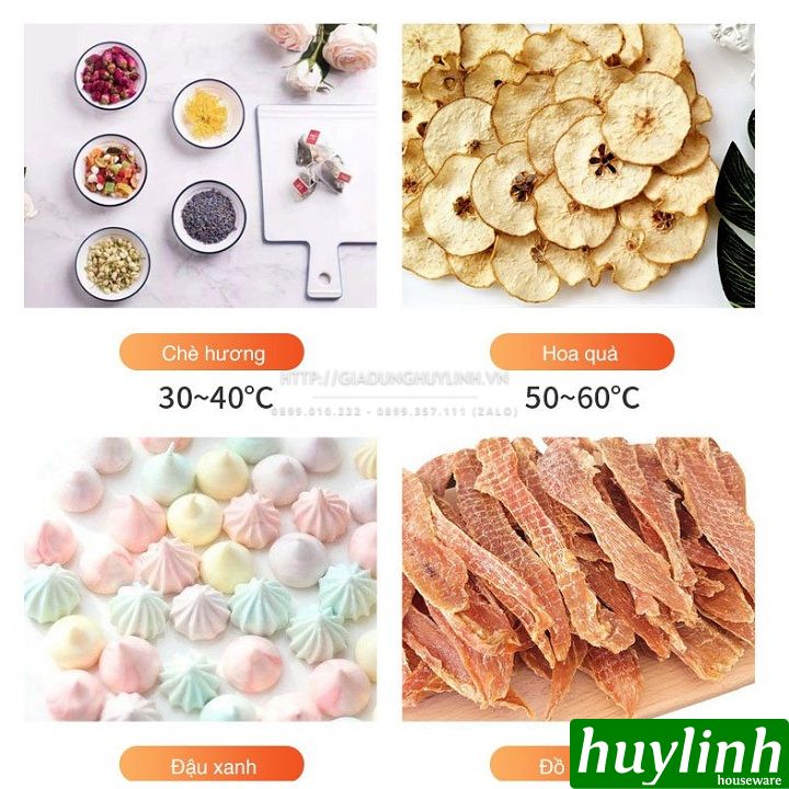Máy sấy trái cây hoa quả thực phẩm Tiross TS9683