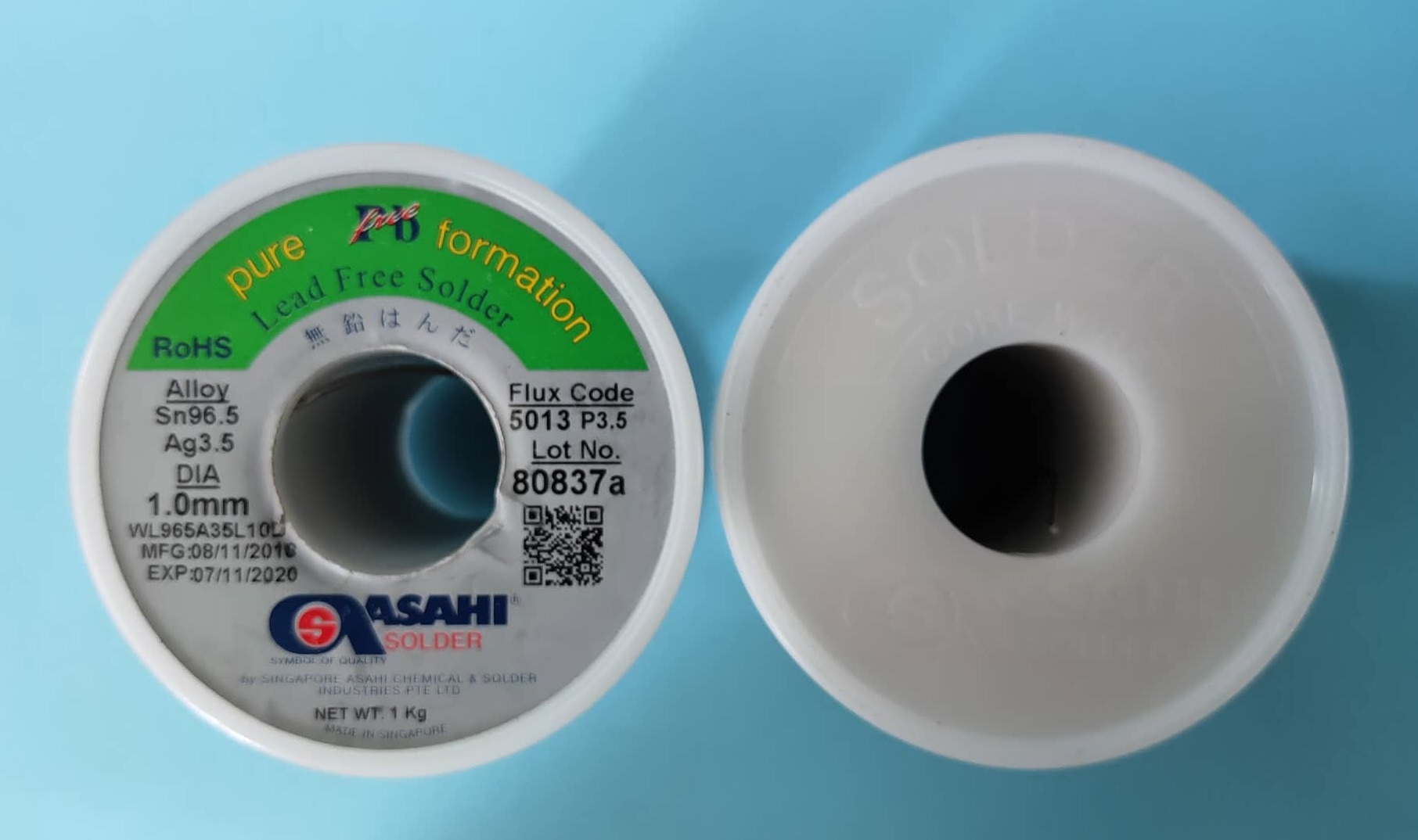Thiếc Hàn Không Chì ASAHI Có Bạc 3.5% Thiếc 96.5% [ Thiếc hàn bán lẻ theo mỗi 5 mét | Tặng thêm 5 mét khi mua từ 30 mét trở nên ]