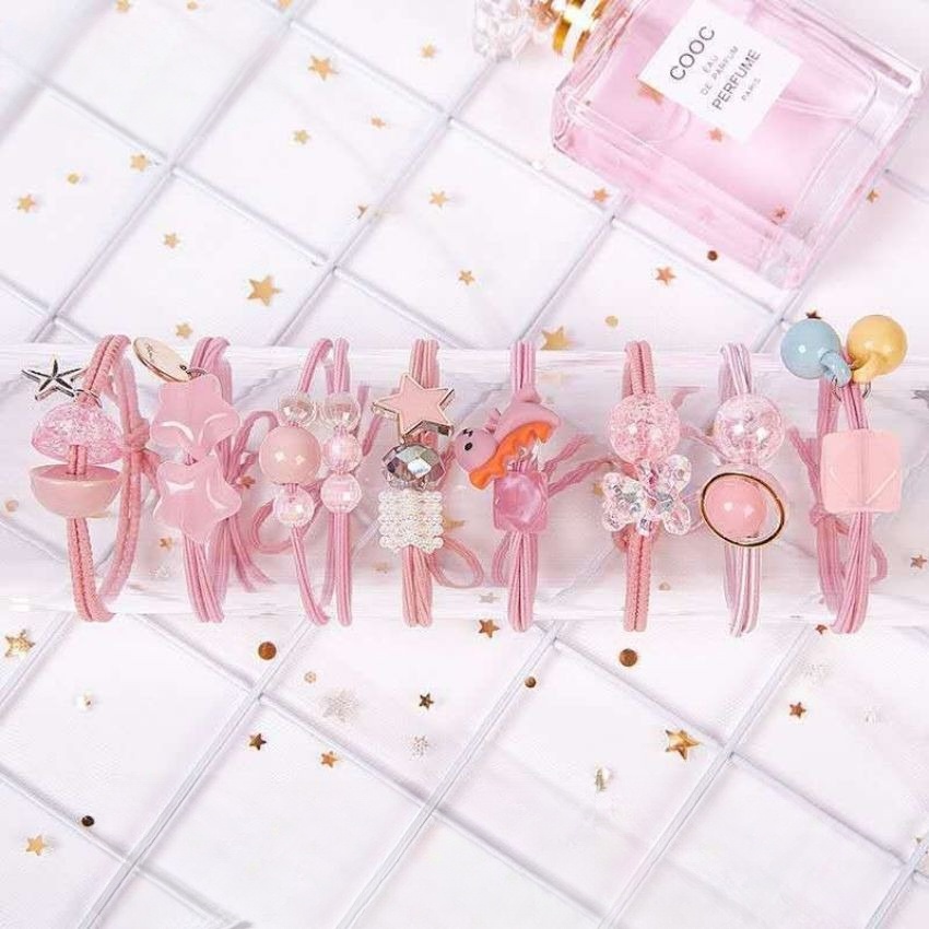 Set 8 Dây Cột Tóc Nữ/ Cột Tóc Nữ Siêu Dễ Thương