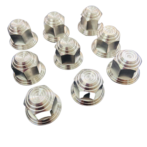Tán Salaya chất liệu Inox sáng bóng sử dụng bắt cốt xe máy nhiều kích thước 10LY, 12LY, 14LY