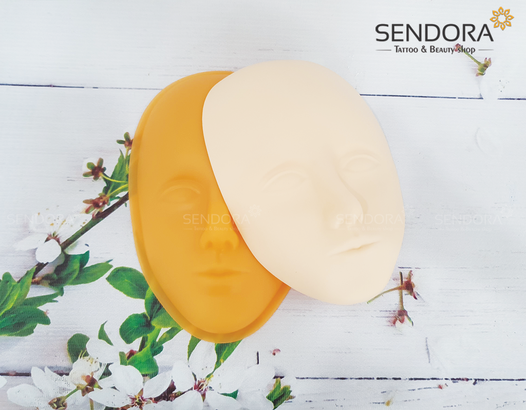 [HCM]Combo Đế và Da 3D tập phun xăm hình khuôn mặt