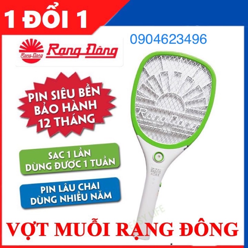Vợt bắt muỗi điện tử Rạng Đông chính hãng(bảo hành 12 tháng)