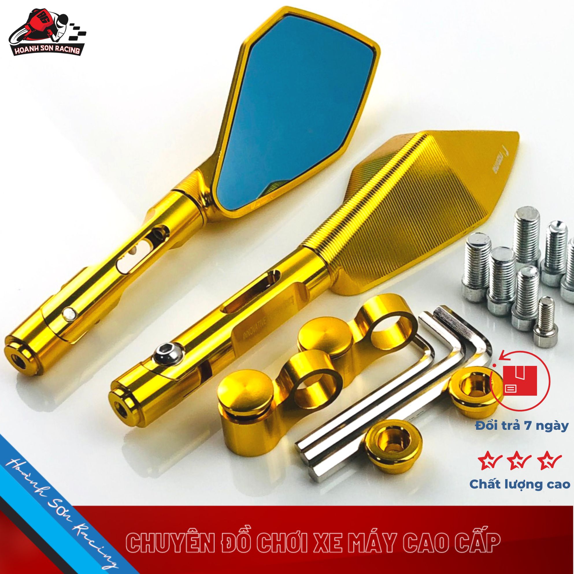 Kiếng chiếu hậu 5 cạnh Rizoma nhập khẩu fullbox dòng cao cấp-gương xe máy rizoma 5 cạnh-gương xe máy kiểu đẹp 5cạnh rizoma giá rẻ-gương rizoma anode-kính chiếu hậu xe máy 5 cạnh rizoma-hoành sơn racing