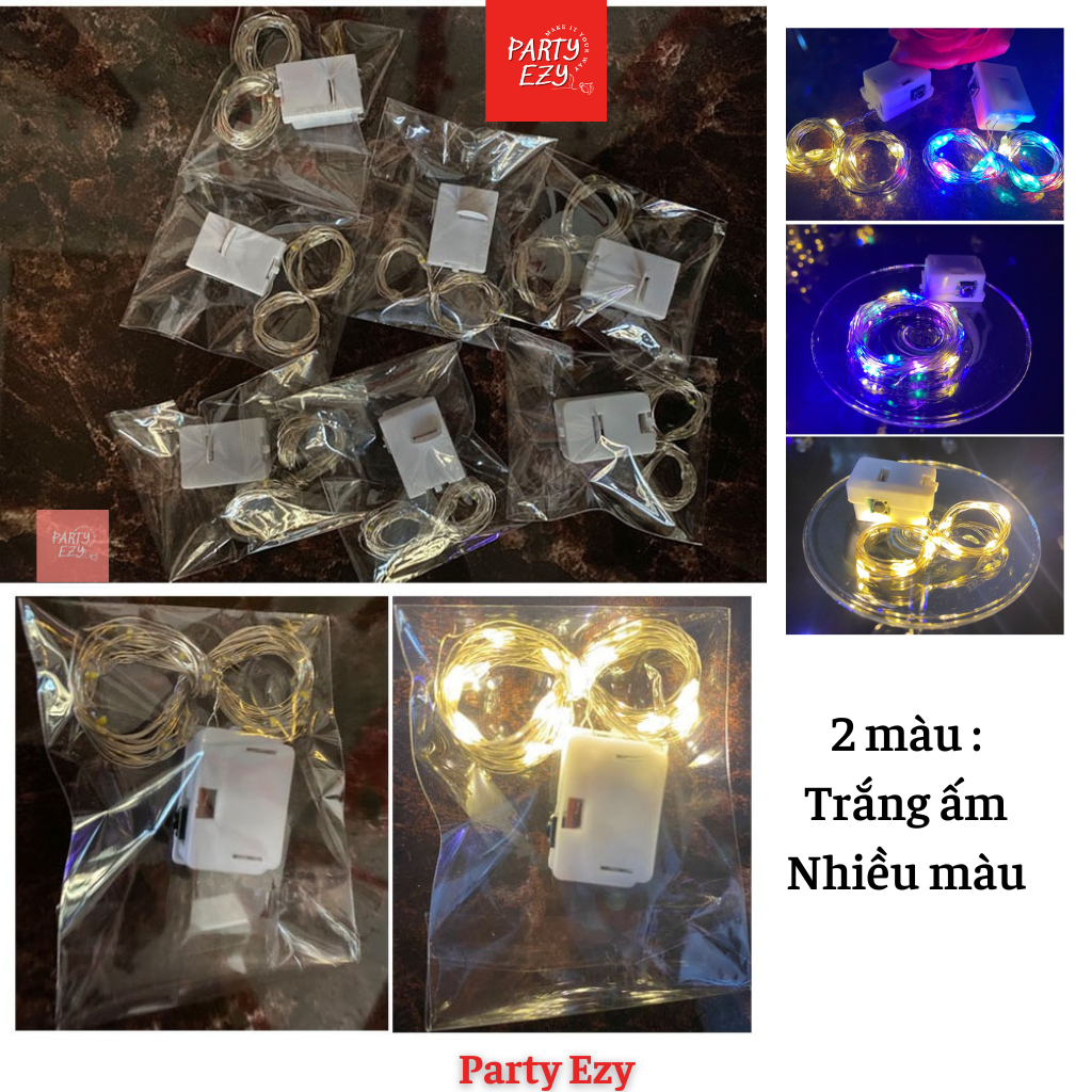 ĐÈN LED FAIRY LIGHT 1M, 2M-ĐÈN ĐOM ĐÓM TRANG TRÍ