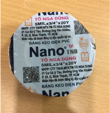 băng keo nano cách điện 20 yard