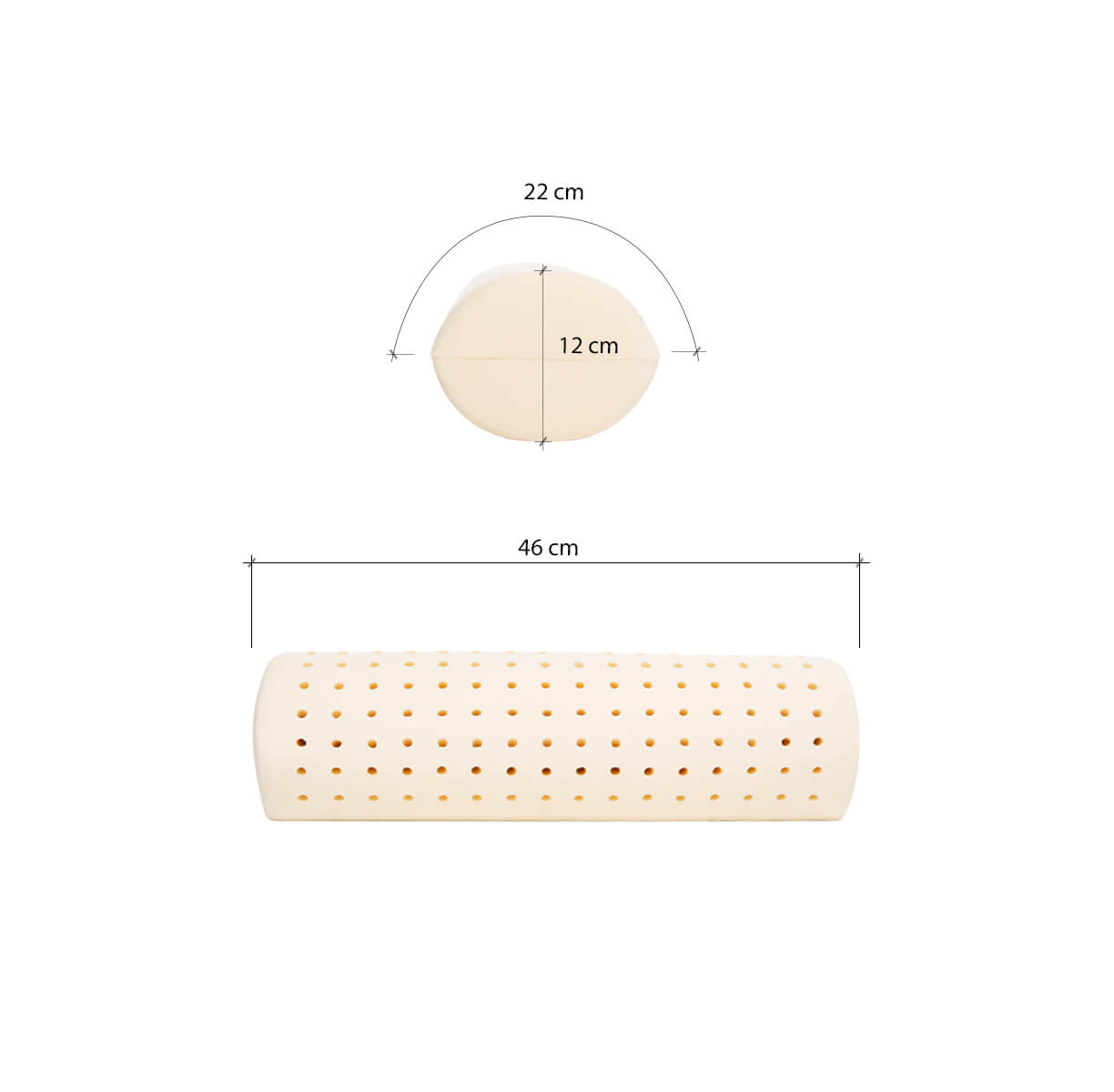 Gối Ôm Trẻ Em Cao Su Liên Á Bolster