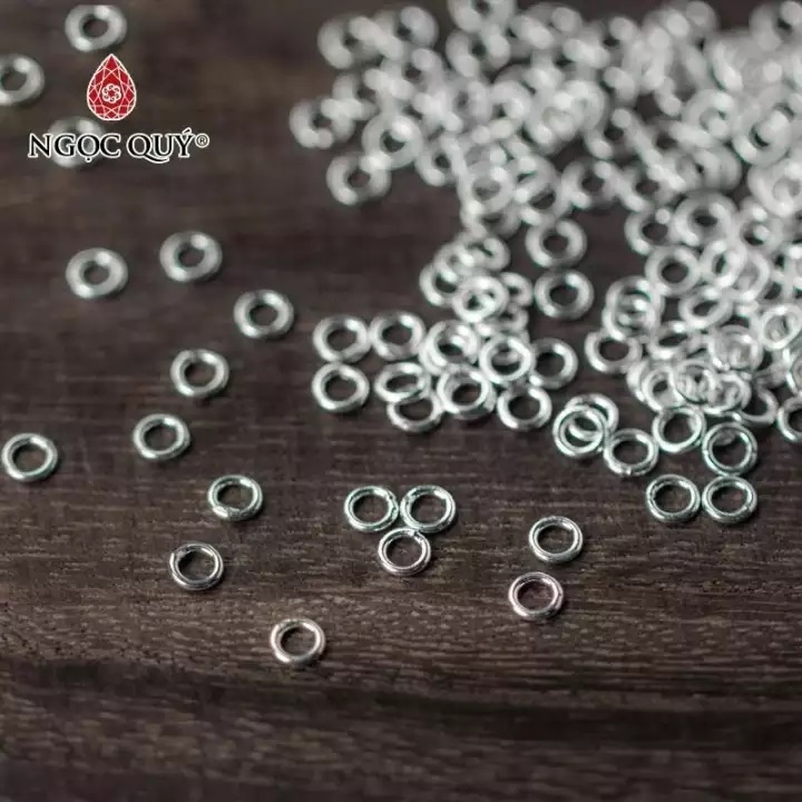 Combo 2 khoen tròn kín bạc - Ngọc Qúy Gemstones