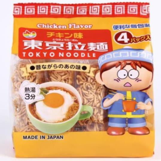 Mì ăn liền tokyo noodle nhật cho bé gói 4 vắt mì