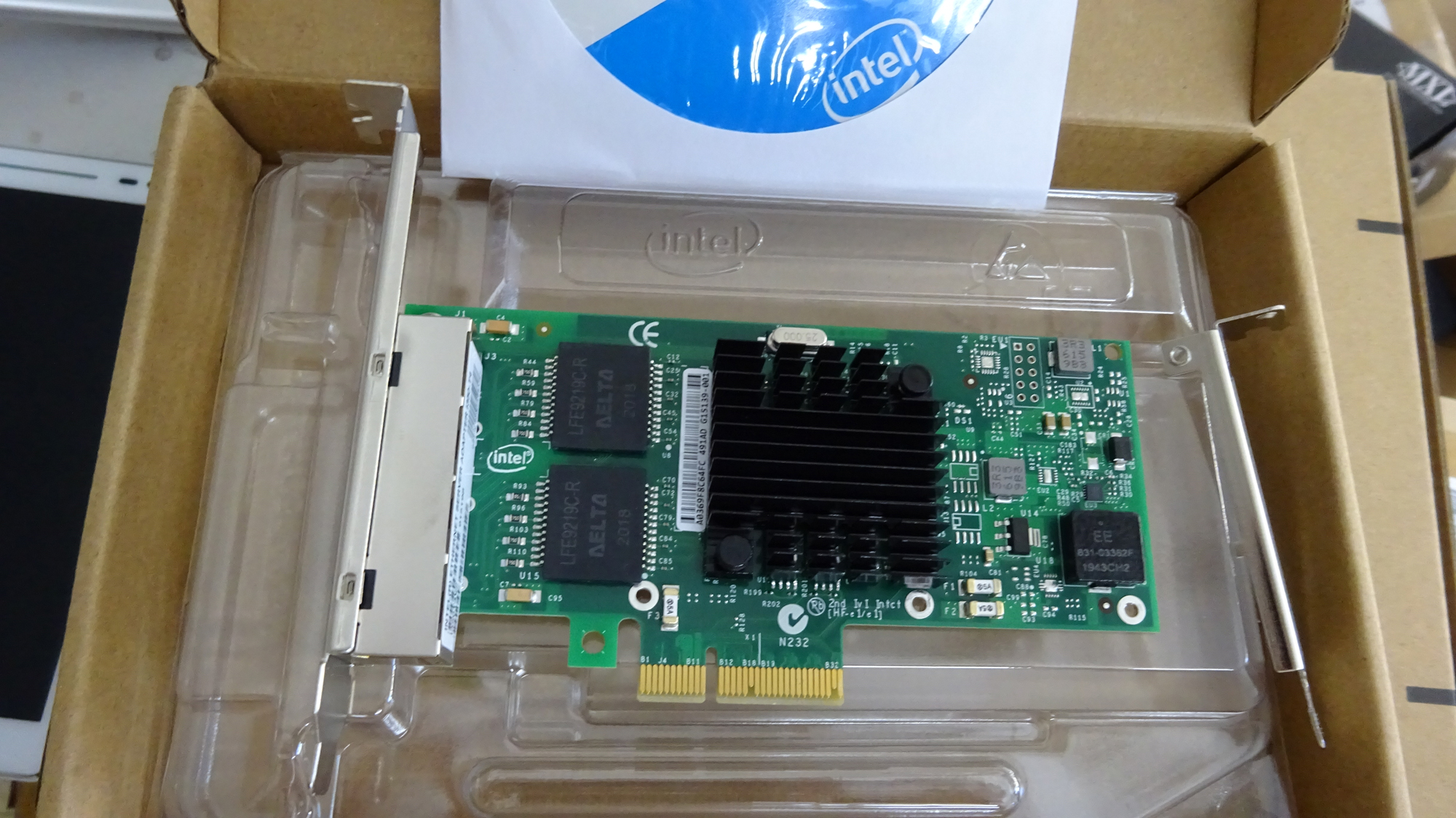 Card mạng Intel Ethernet Server Adapter I350-T4 V2 X4 I350T4V2 (0405)