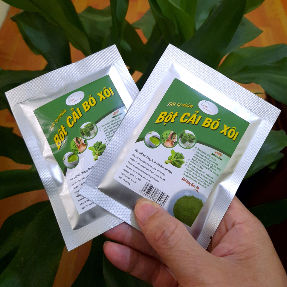 Bột cải bó xôi nguyên chất 20gr