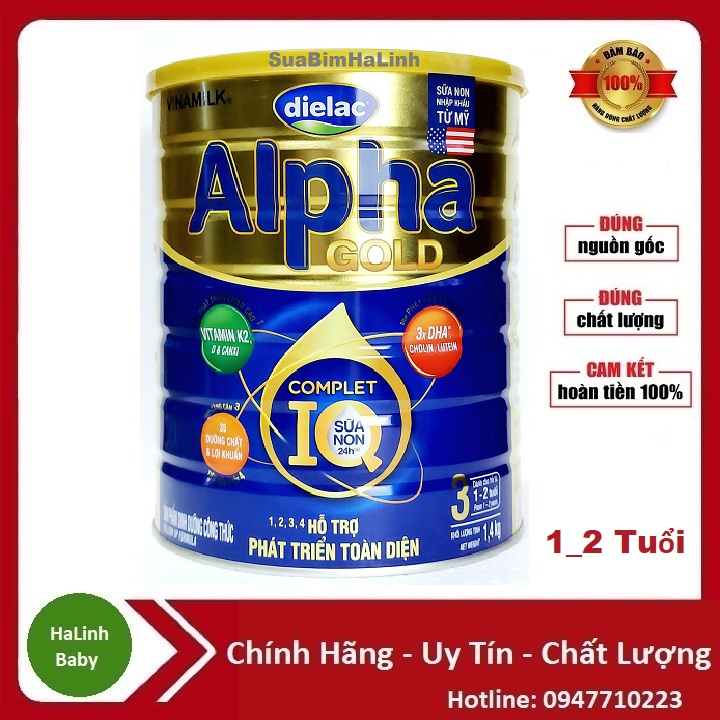 Sữa bột alpha gold 34 sữa non loại 14kg